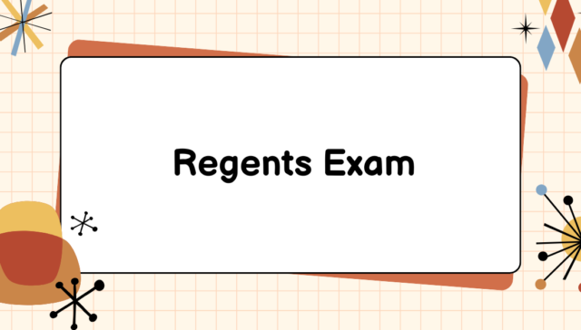 Regents Exam mathematical space