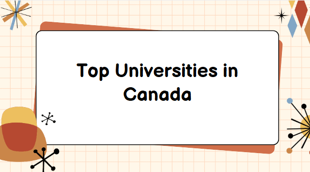 top universities in canada