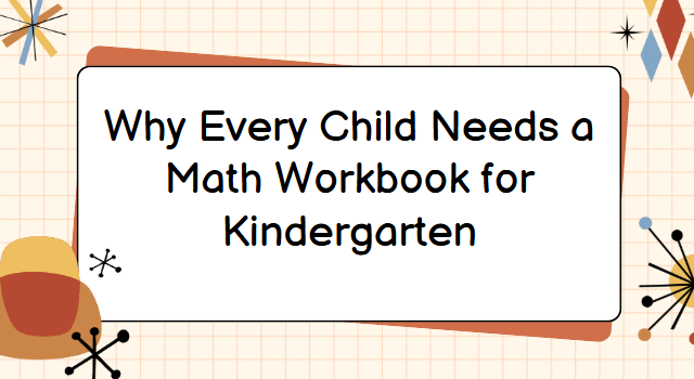Math Workbook for Kindergarten